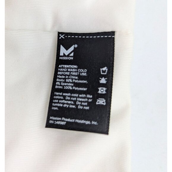 Mission Cooling Performance Visor Hat - Black & White Reflective Unisex Design - Picture 7 of 8